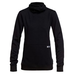 DC Shoes Veneer Technical Cowl Neck Fleece Pullover Sweater